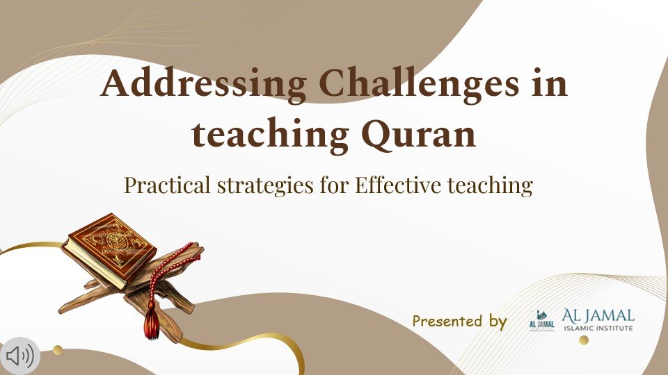 Protected: Addressing Challenges in teaching Quran